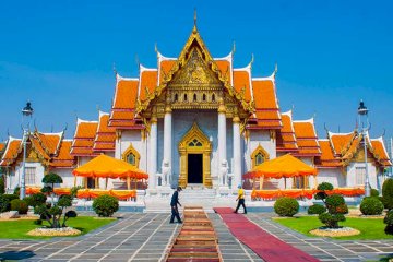 Half Day Golden Buddha Marble Buddha Bangkok City Tour with Gems Gallery and King Power Guided Tour